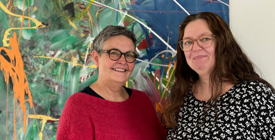 Billede af Tina Frederiksen og Anita Johnsdottir